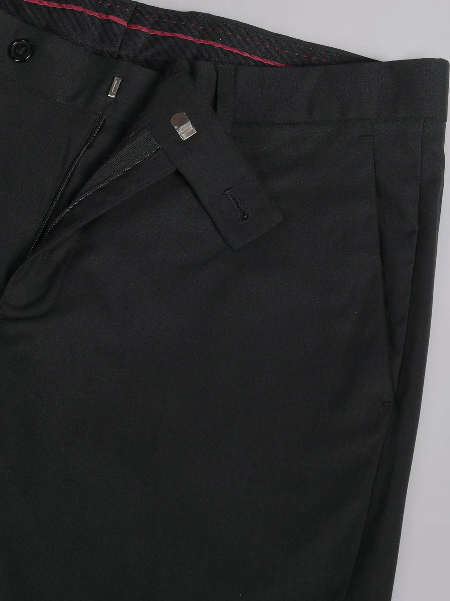 AD by Arvind Black Slim Fit Trousers