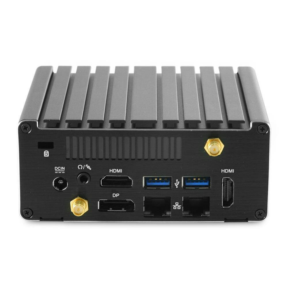Jetway JBC313U591W-3160-B Intel Braswell Celeron N3160 Dual LAN Fanless NUC PC