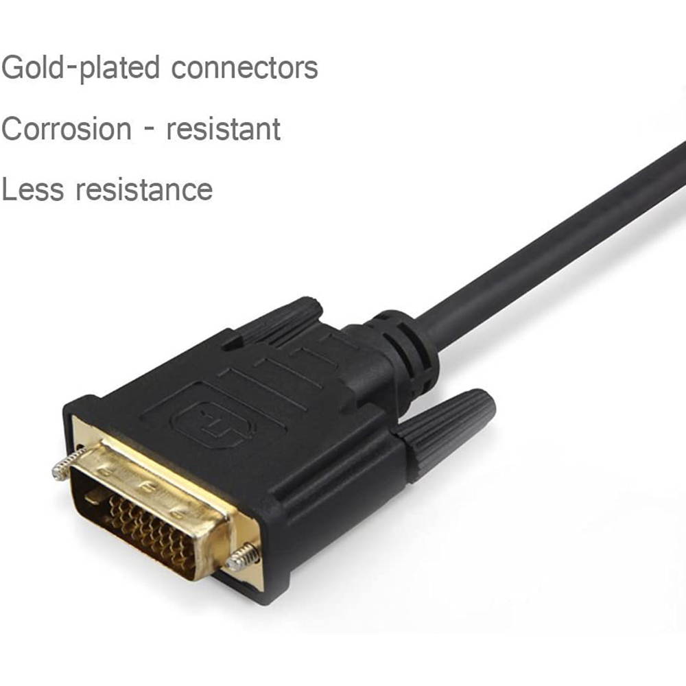 Active DVI to VGA, 6FT DVI 24+1 DVI-D M to VGA Male with Chip Active Adapter Converter Cable for PC DVD Monitor HDTV &hellip;
