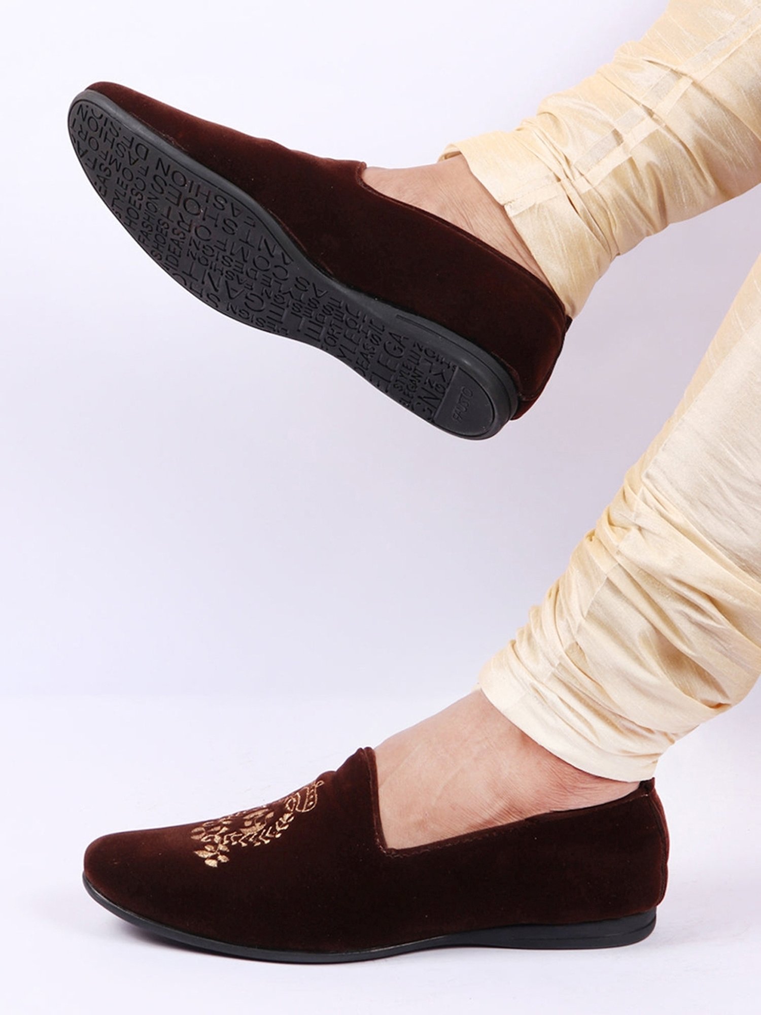 Fausto Men's Brown Casual Loafers