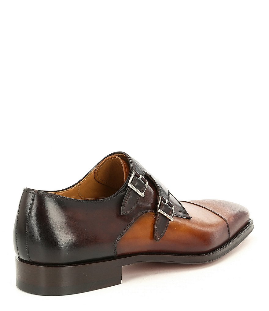 Magnanni Men's Jaden Double Monk Strap Dress Shoe