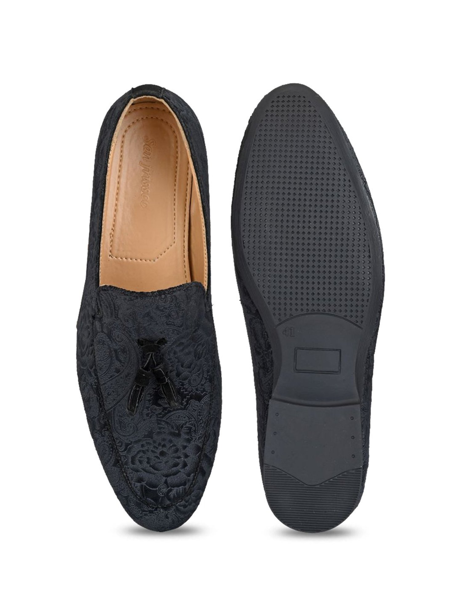 San Frissco Black Casual Moccasins