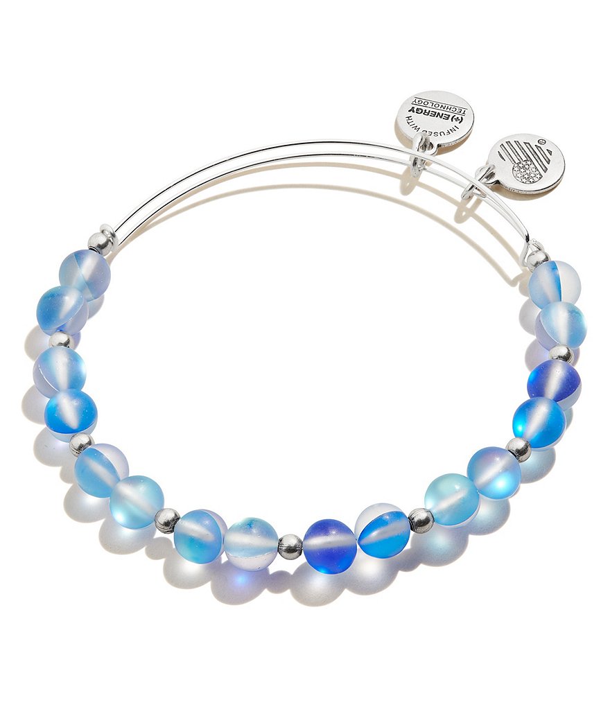 Alex and Ani Sea Glass Beaded Bangle Bracelet