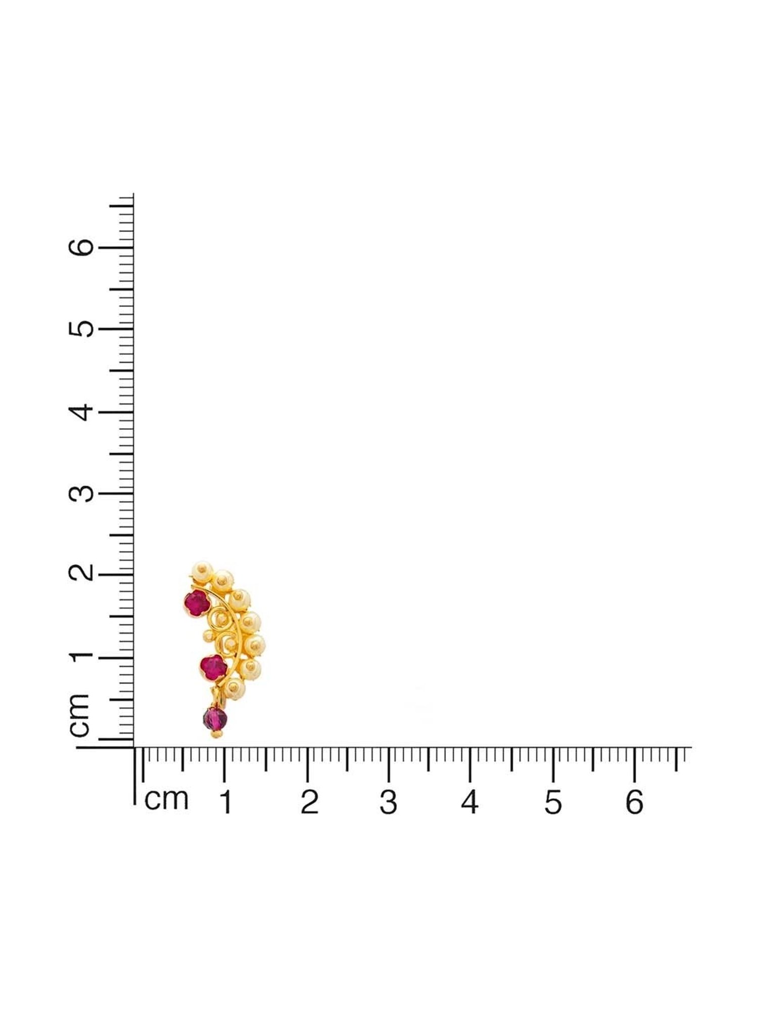 PC Jeweller Kata 22 kt Gold Nosepin