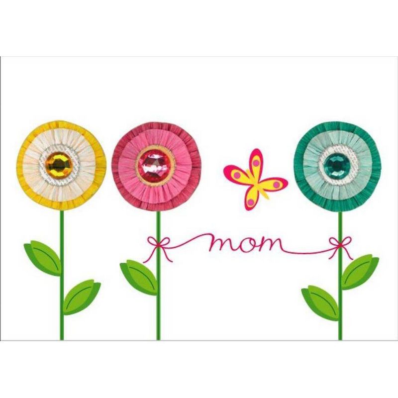 Mothers Day Greeting Card Crepe Paper Flowers - PAPYRUS