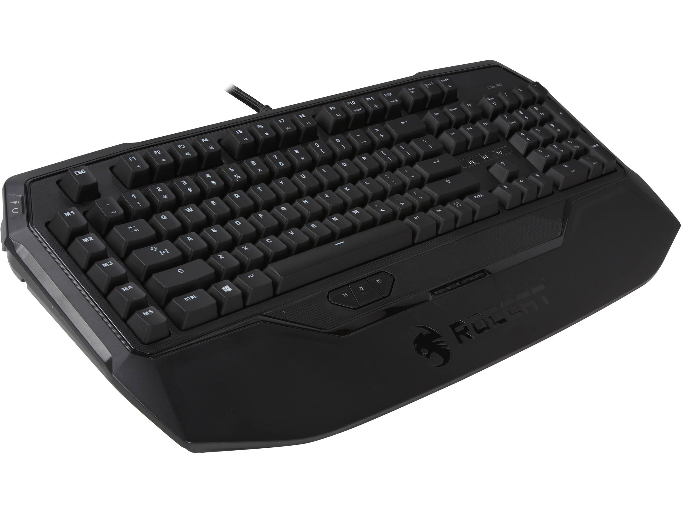 ROCCAT ROC-12-851-BE Ryos MK Pro Mechanical Keyboard with Per-key Illumination - Blue Cherry MX Key Switch