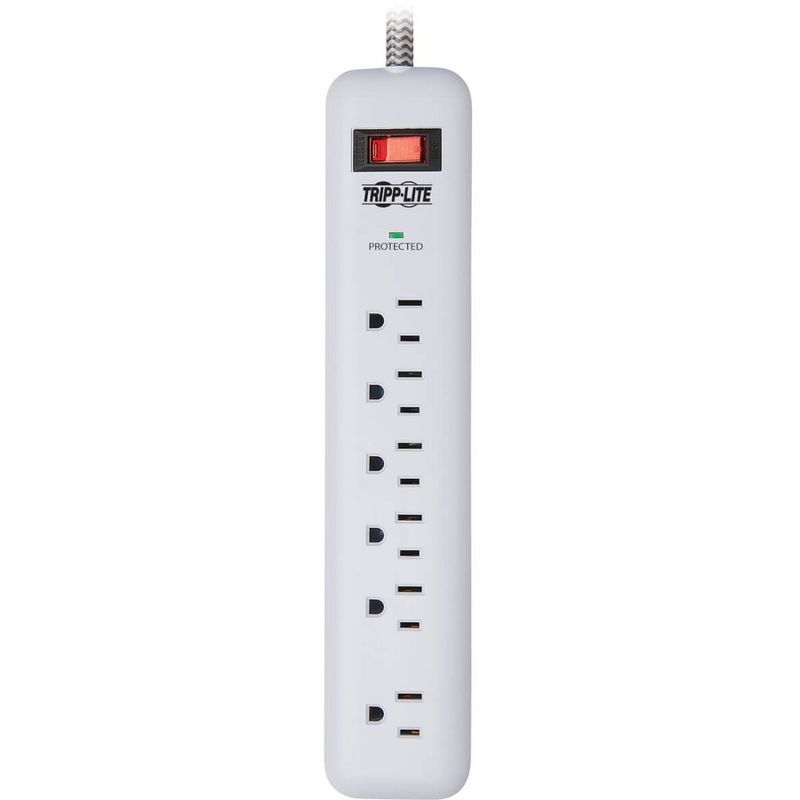 Monoprice 2 Outlet Surge Protector Wall Tap with 2 USB Charging Ports 3.4A, 450 Joules, White