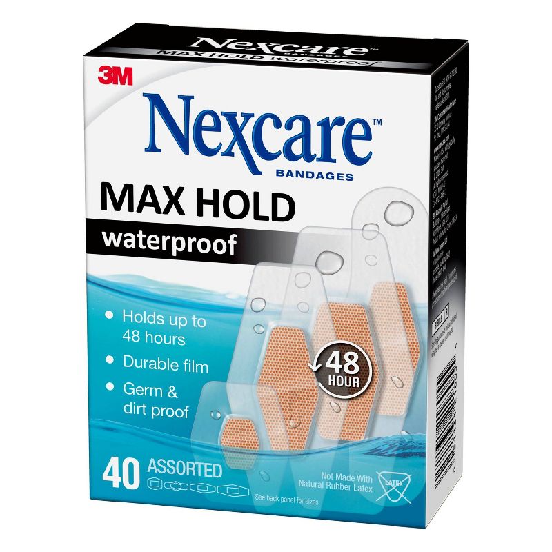 Nexcare Max Hold Asst - 40ct