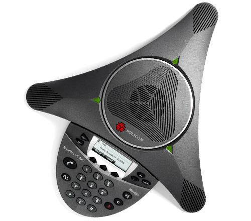 Polycom SoundStation IP 6000 (2200-15660-001) Corded VoIP Conference Phone W/ HD Voice Clarity