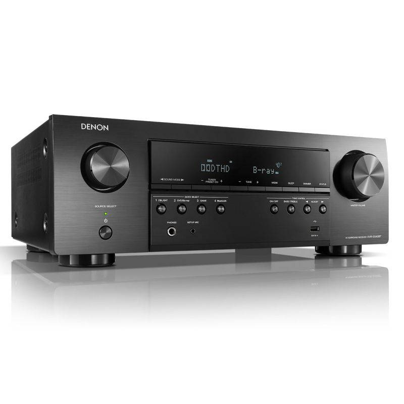 Denon AVR-S540BT 5.2 Channel 4K Ultra HD AV Receiver with Bluetooth