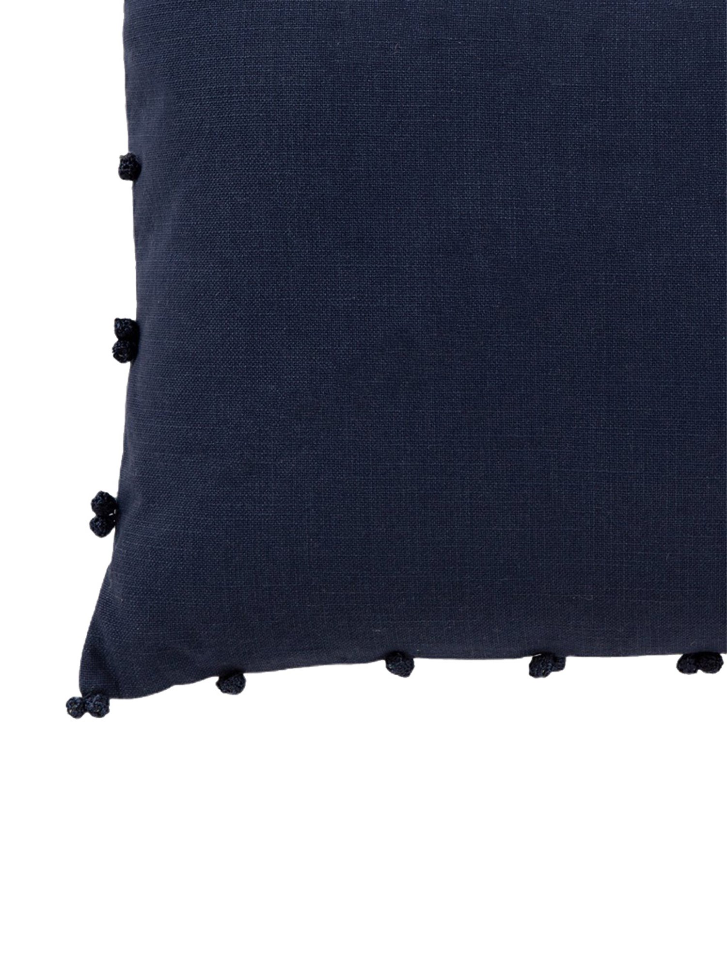 Home4U Dark Blue Cotton Cushion Cover