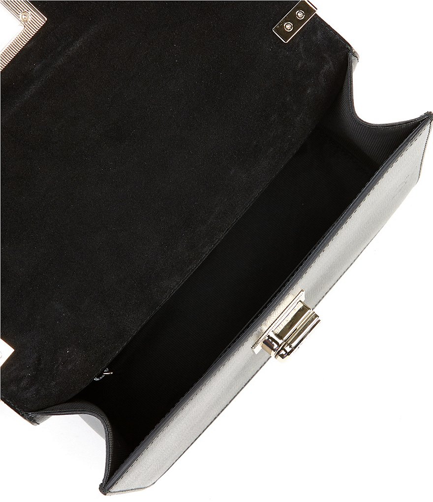 Furla 1927 Small Leather Turn Lock Crossbody Bag