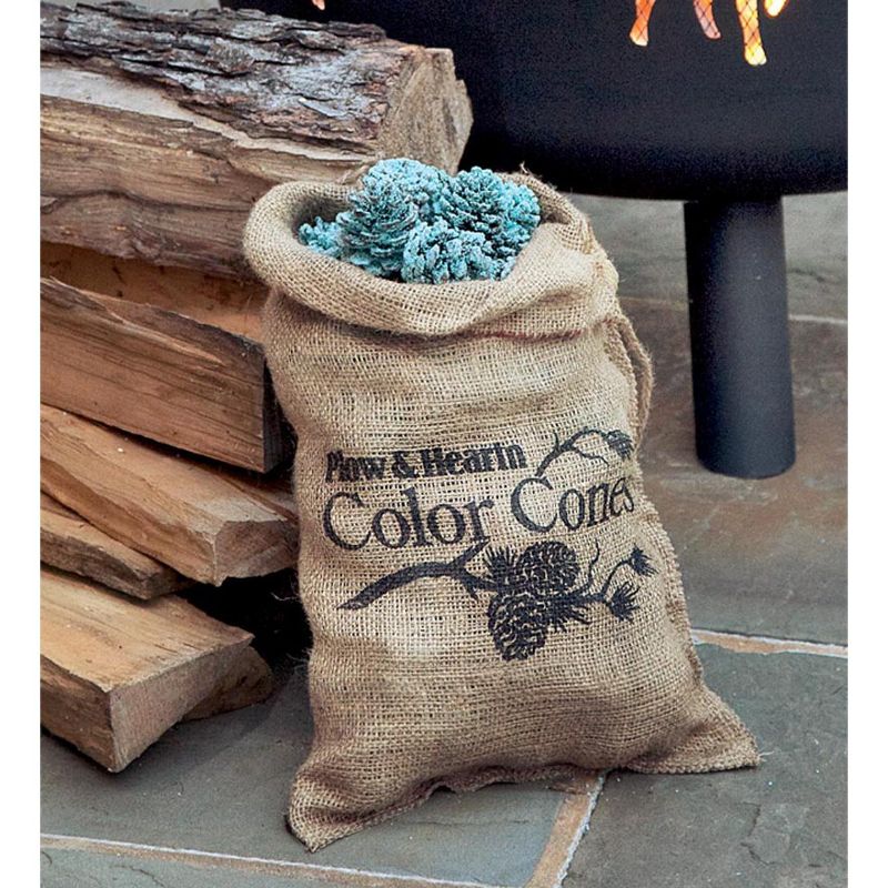 Plow & Hearth - Color-Changing Fireplace Color Cones, 2 lb. Bag