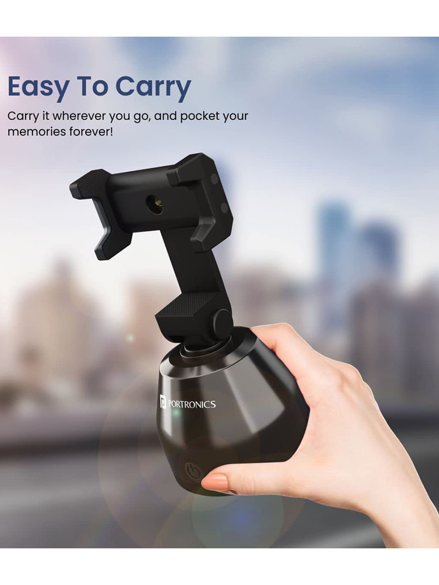 GRIPP Magic Stand Compatible for All Mobile Phones Devices (Black)