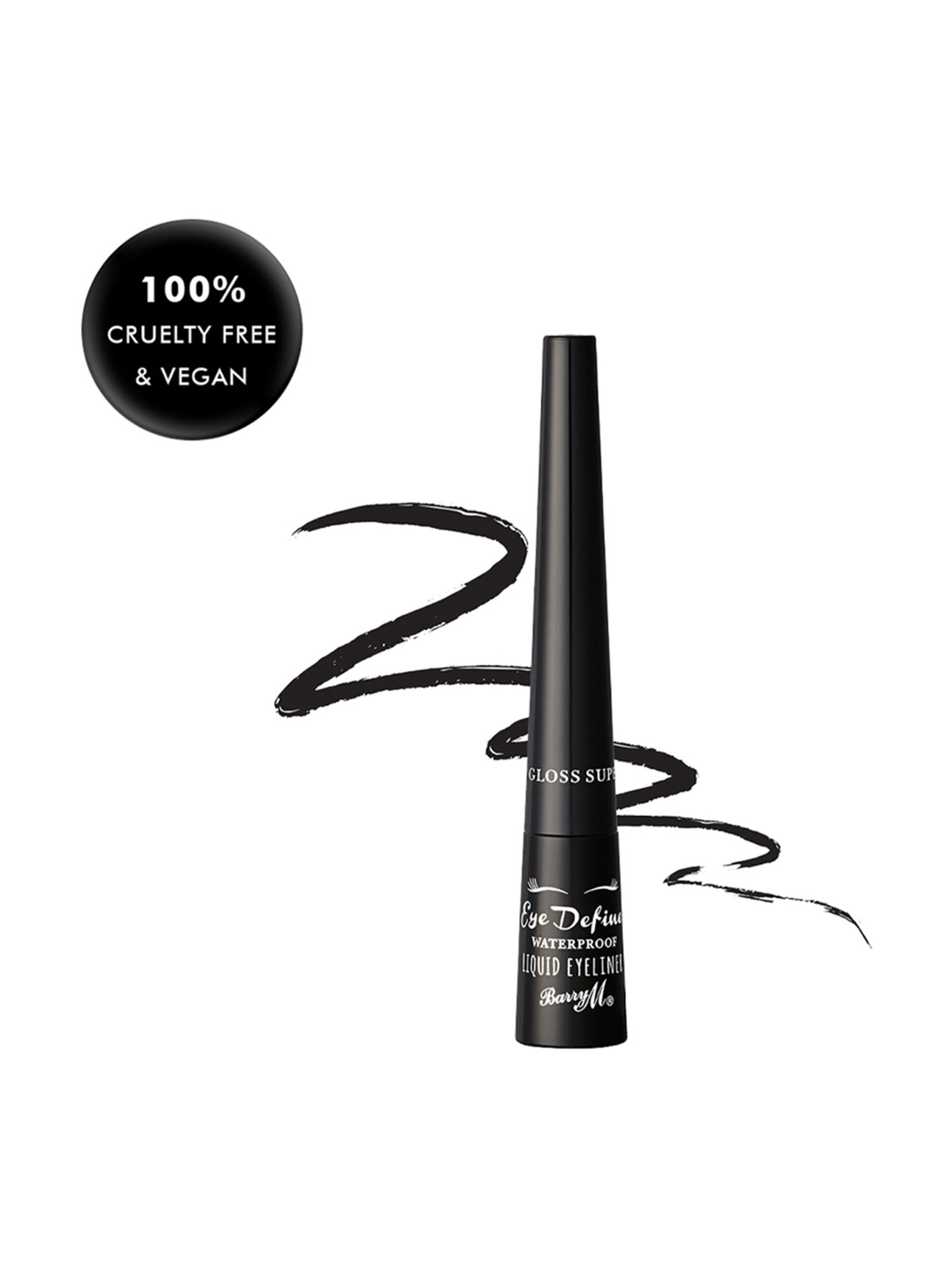 Barry M Eye Define Liquid Eyeliner Super Gloss Black - 2.5 ml