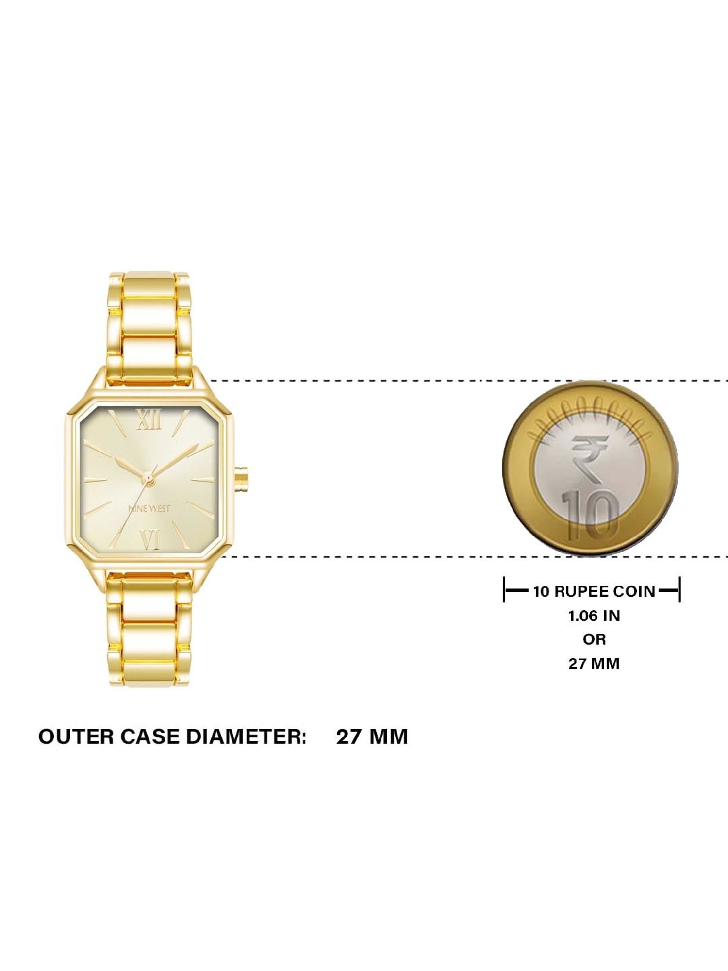 Nine West NW-2902CHGB Analog Watch for Women