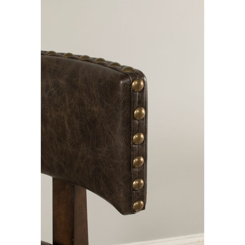 30" Lawton Swivel Barstool Walnut - Hillsdale Furniture