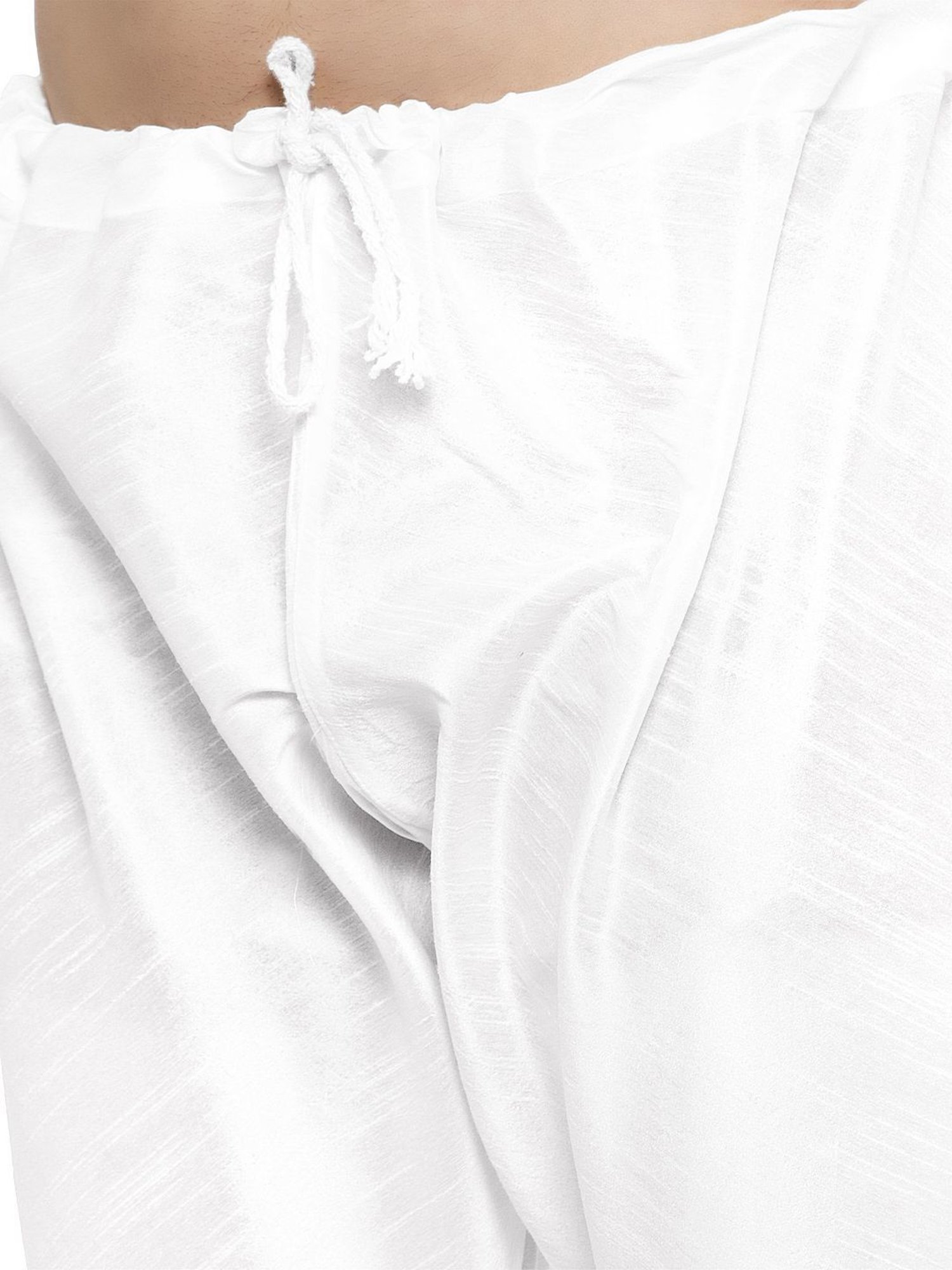 Benstoke White & Maroon Regular Fit Printed Kurta Set With Jacket