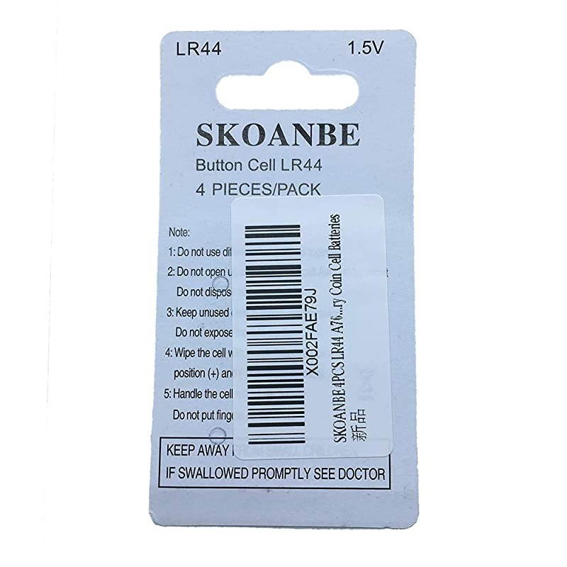 4PCS SR44 LR44 A76 357 303 AG13 15V Coin Cell Batteries