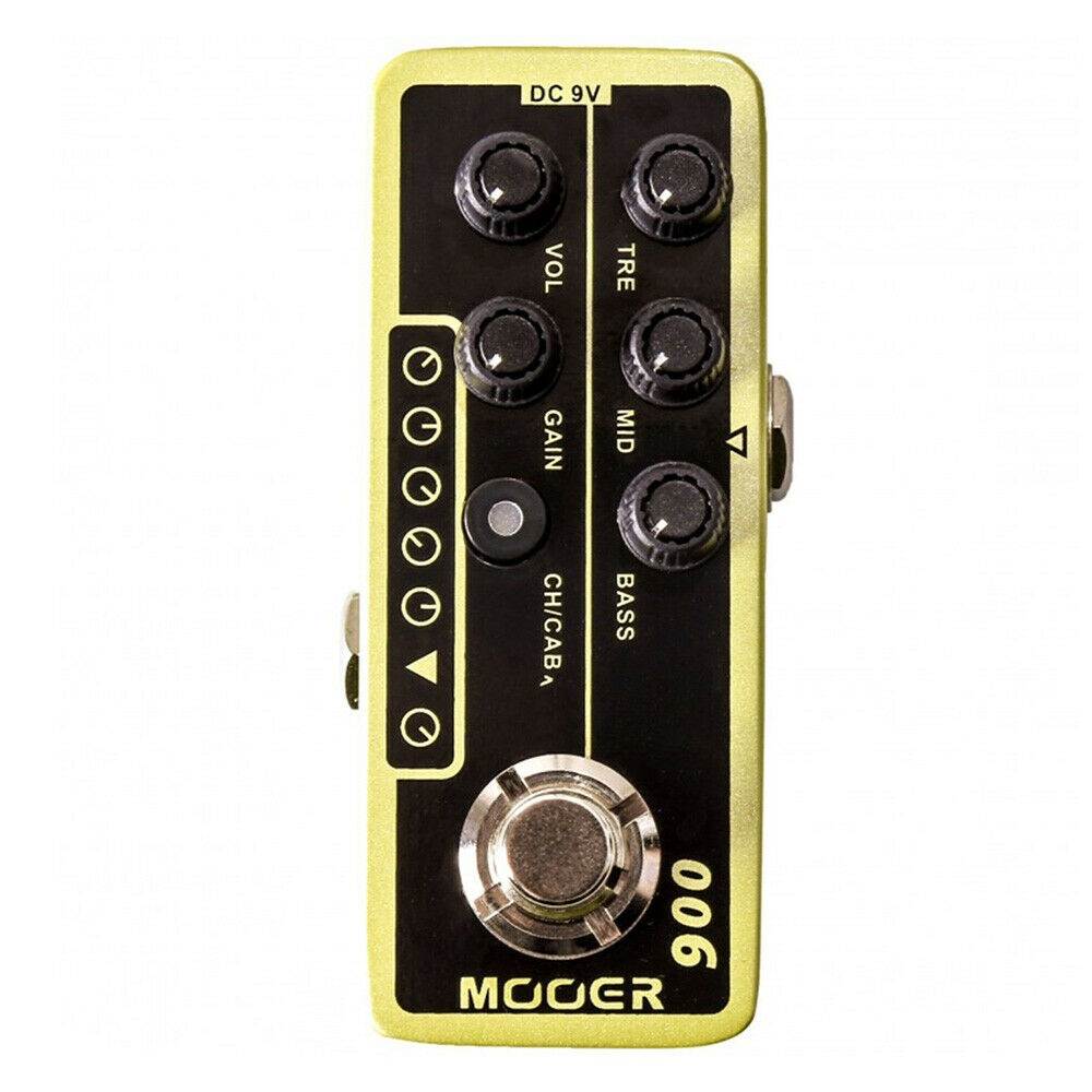 Mooer Micro Preamp 006 US Classic Deluxe Guitar Effect Pedal Footswitch Stompbox
