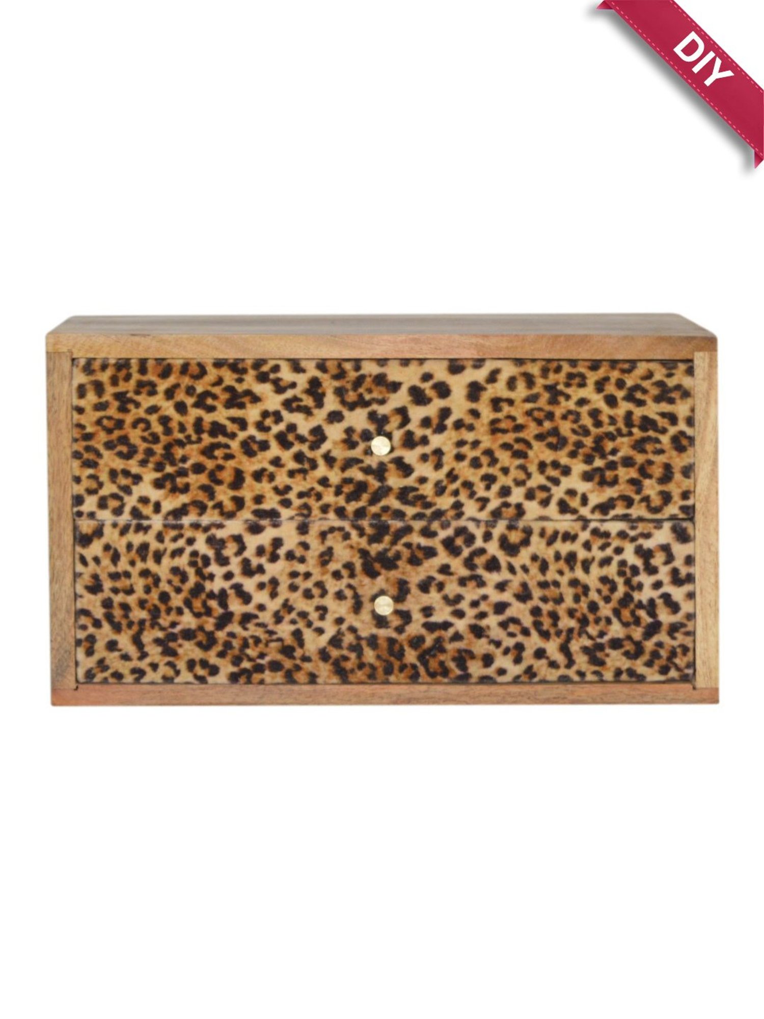 Ikiriya Avina Solid Dark Brown Wood End Table