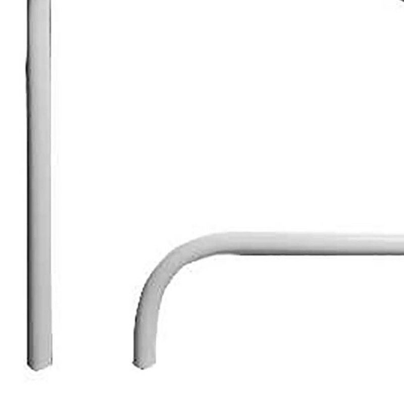 Saftron RTD-448-W 4 Bend Durable Swimming Pool Mounted Polymer Handrail, White