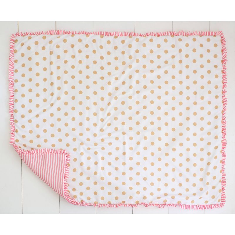 My Baby Sam Heart of Gold Crib Bedding Set - 9pc