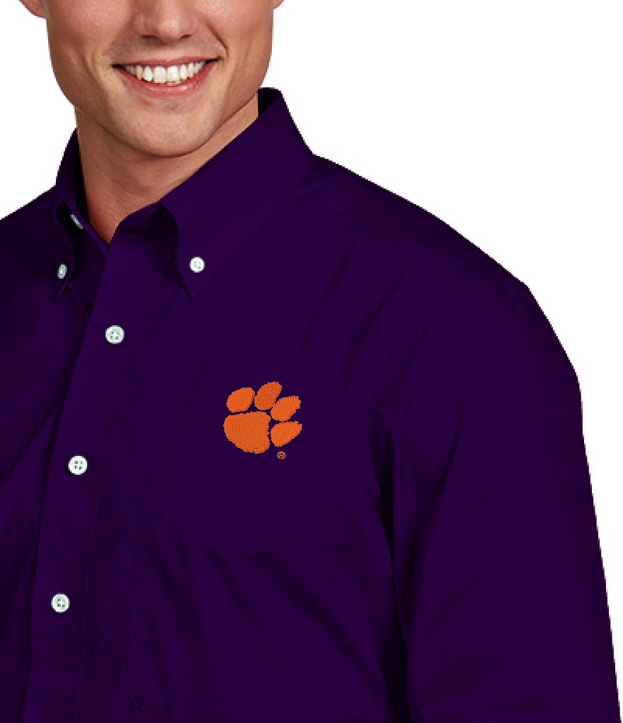 Antigua NCAA Dynasty Long-Sleeve Woven Shirt