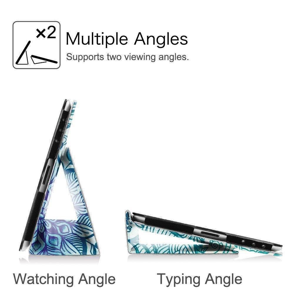 Fintie iPad 2/3/4 Case - Slim Fit Folio Stand Case Smart Protective Cover Auto Sleep/Wake Feature for Apple iPad 2, iPad 3 & iPad 4th Generation with Retina Display - Emerald Illusions