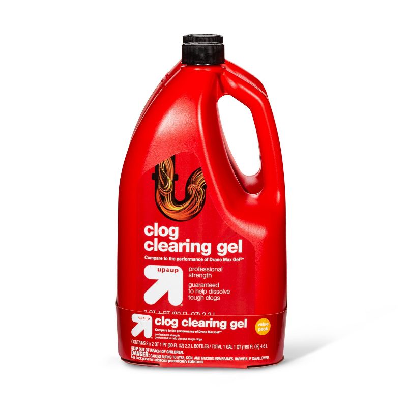 Clog Clearing Gel - 2pk/160oz - up & up™