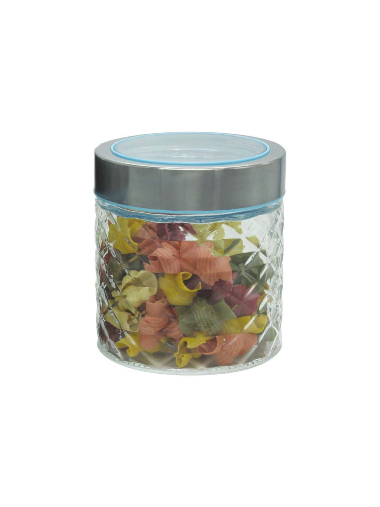 Goodhomes Transparent Glass Storage Jars (650 ml) - Set of 4