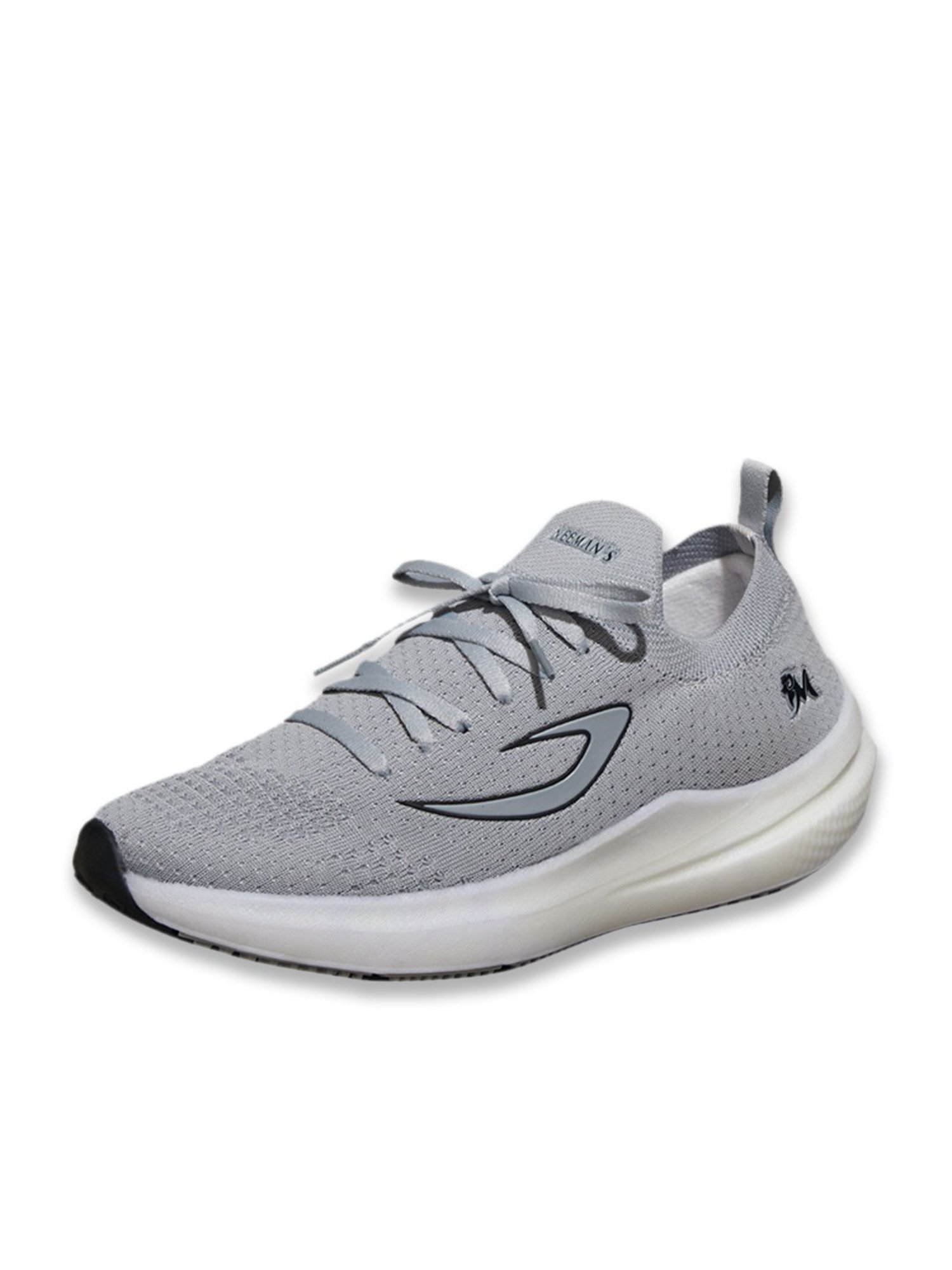 Neemans Men's Whoosh Lite Grey Running Shoes