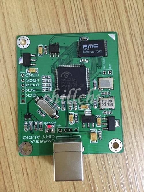 CM6631A digital interface card USB to IIS, SPDIF output 192K 24Bit