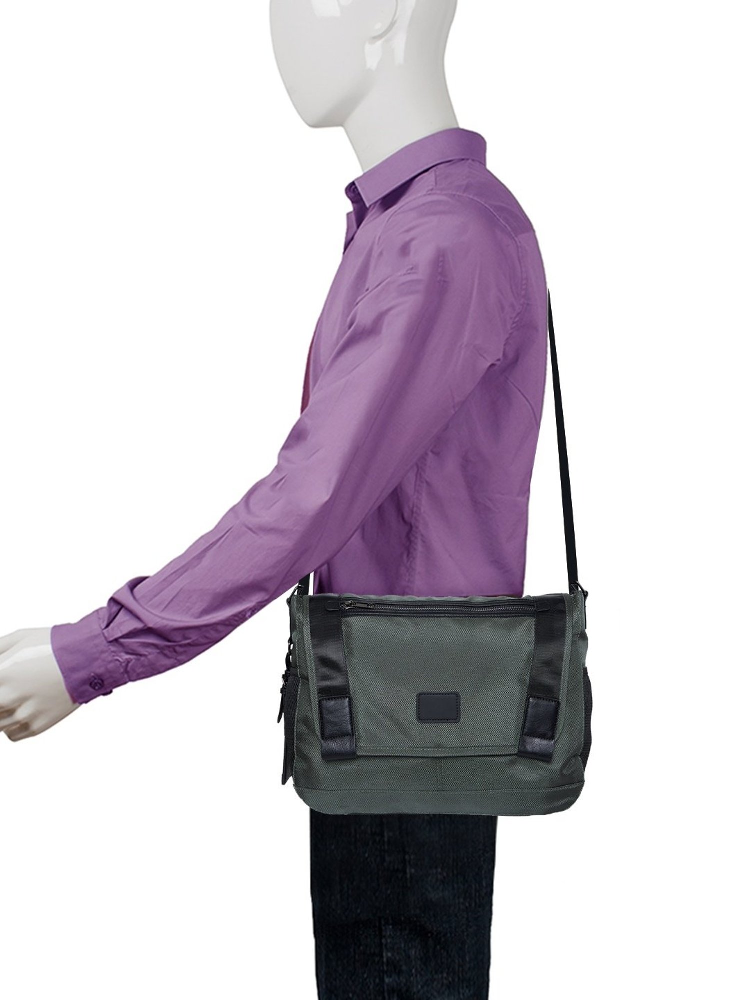 Call It Spring SAUWYER250 Green Synthetic Medium Messenger Bag