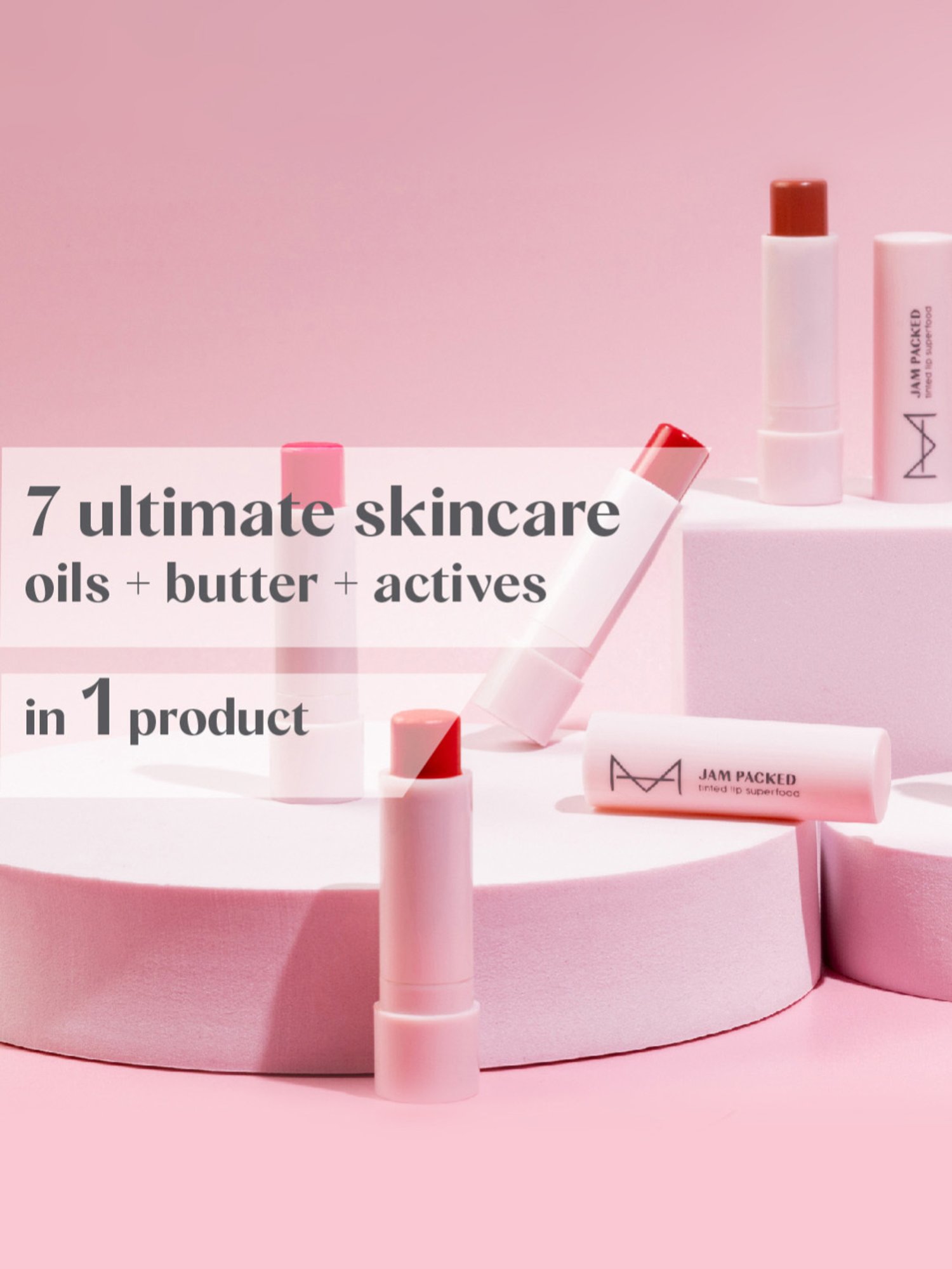 House of Makeup Jam Packed Hydrating Lip Superfood Bare Butter - 3.8 gm