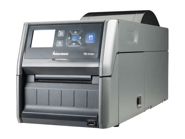 Honeywell (Intermec) PD43A 4" Light Industrial Thermal Transfer Label Printer, LCD, 203 dpi, USB, USB Host, Ethernet, LAN, WiFi NA, Bluetooth, US - PD43A03300010201