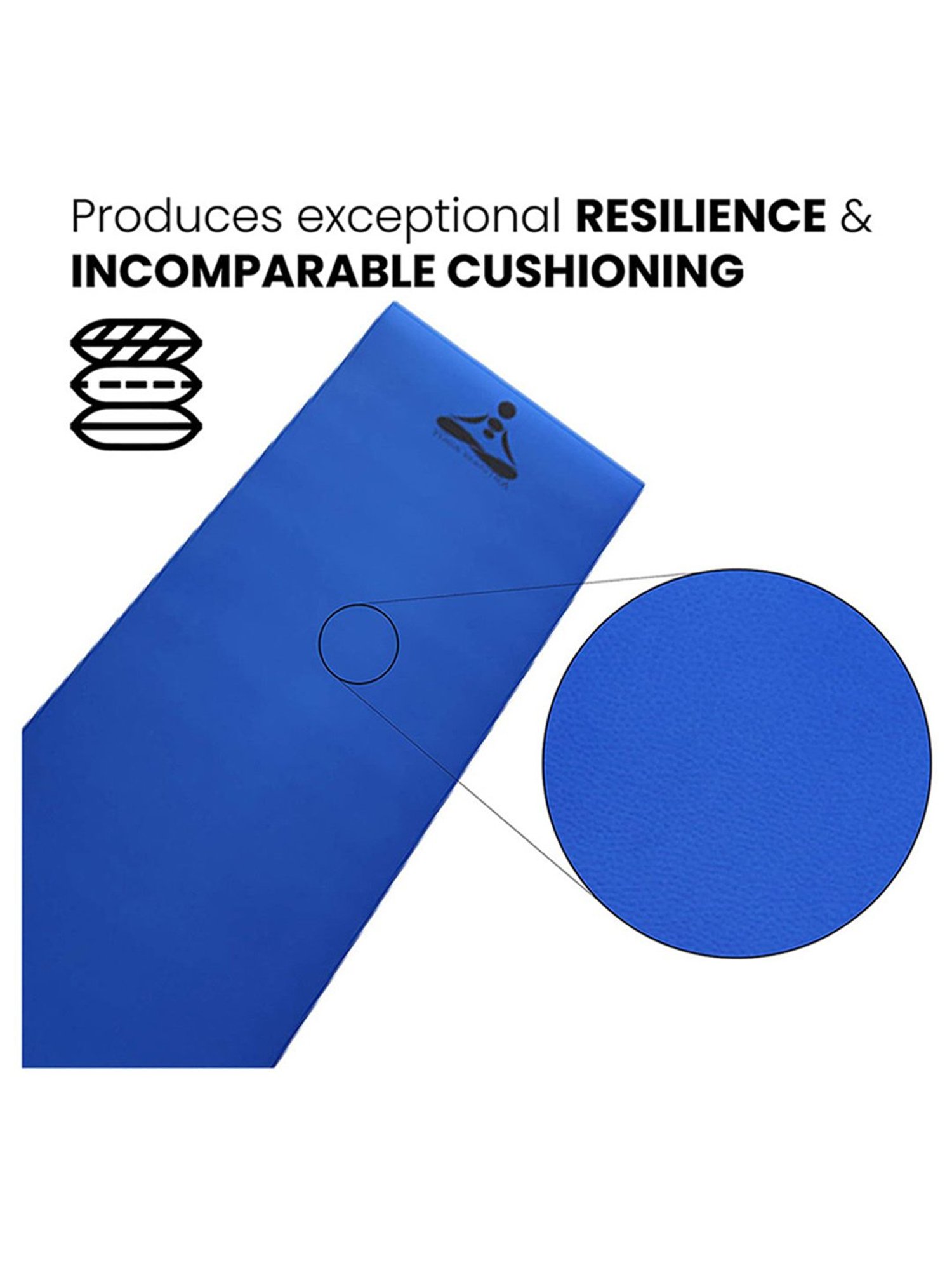 Stag Global Anti-Slip Yoga Mat (Blue) Size - 6X2 Ft