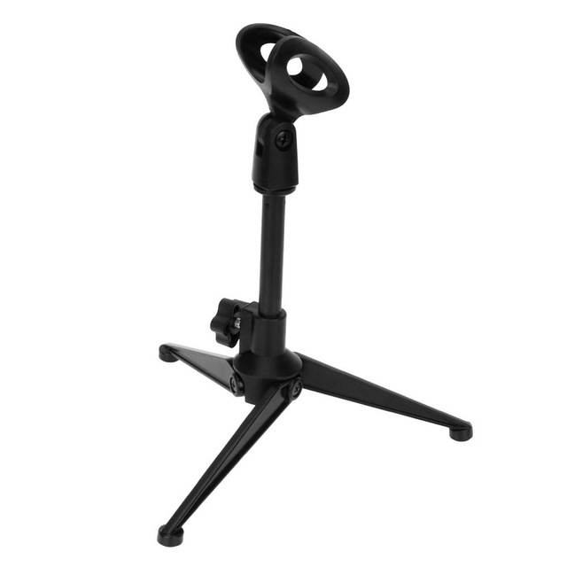 Depusheng Microphone Stand Desktop Tripod Stand Wired Wireless Microphone Stand Desktop Microphone Stand