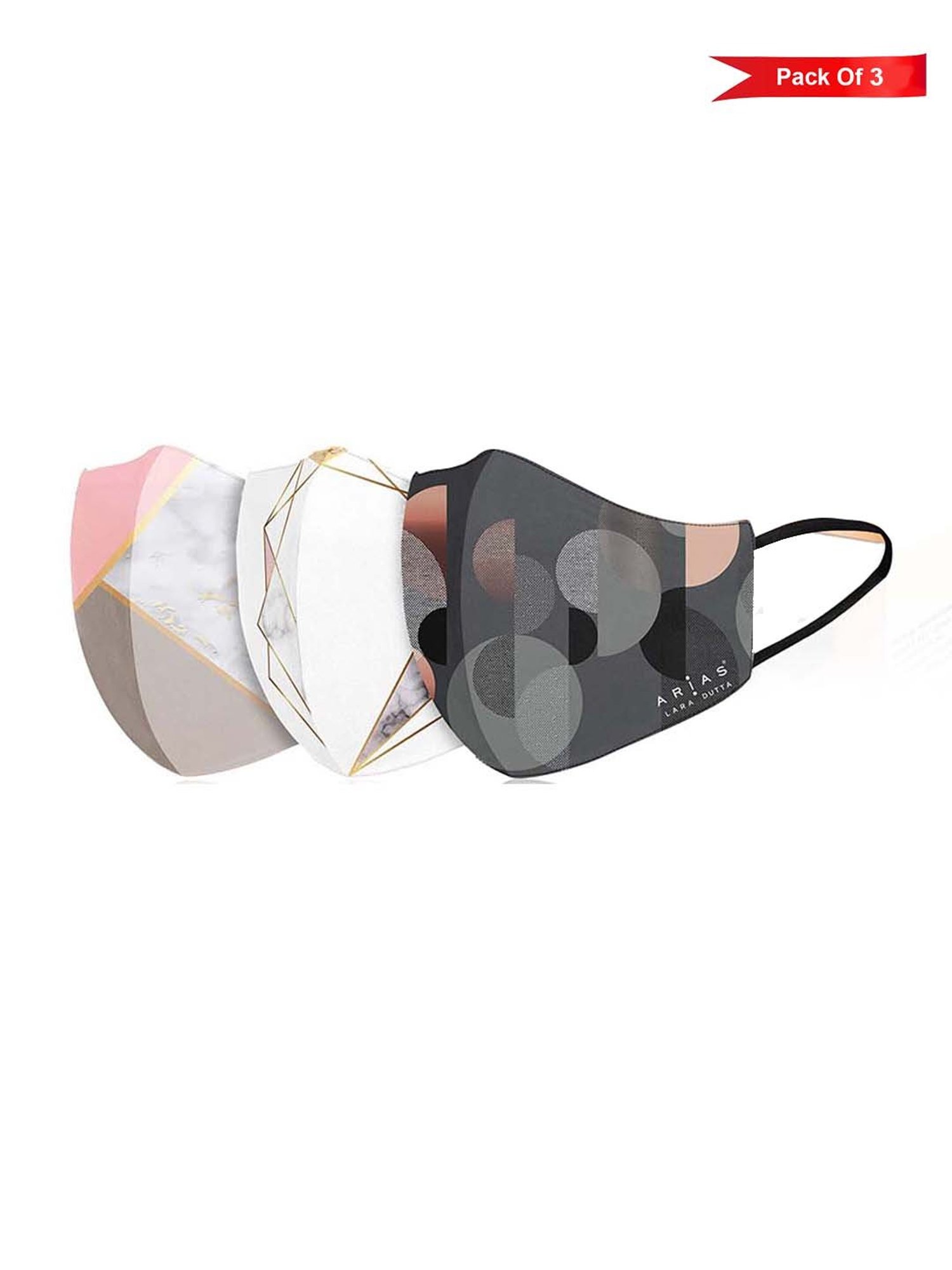 Copper Compression Infused Face Mask - Black - L/XL