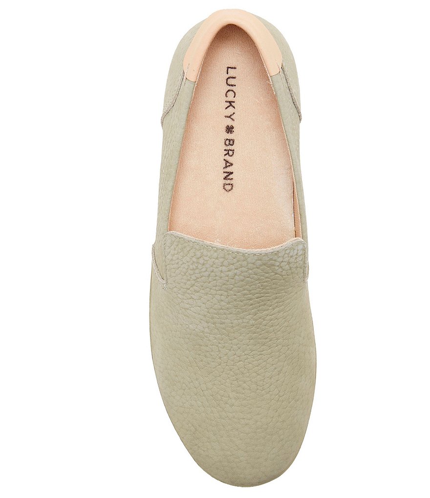 Lucky Brand Hadie Embossed Nubuck Slip-On Sneakers