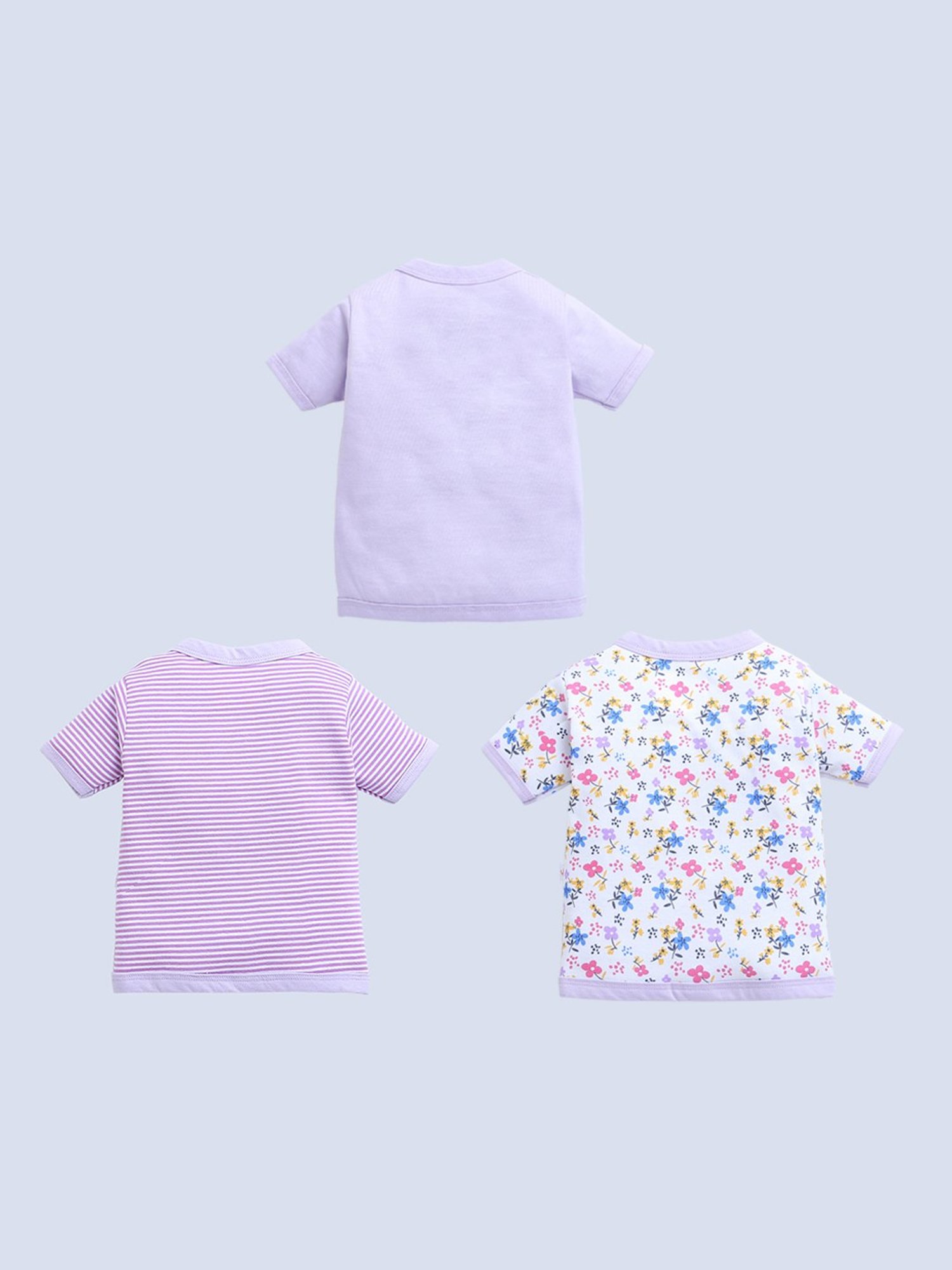 Ed-a-Mamma Baby Blue Printed Top