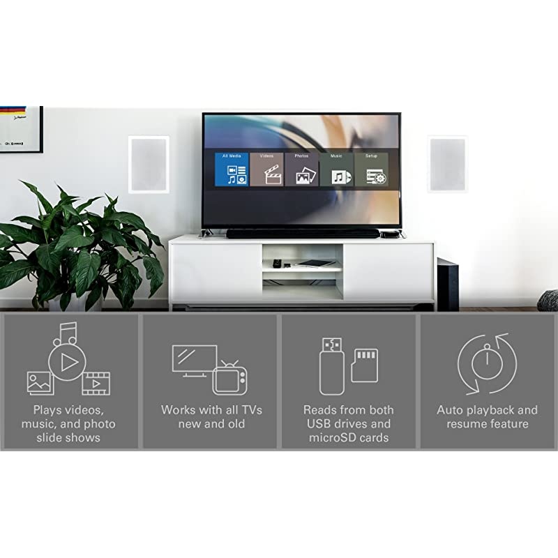 MPLAYHD Mini 1080P FullHD Digital Media Player for USB Drives and SD Cards