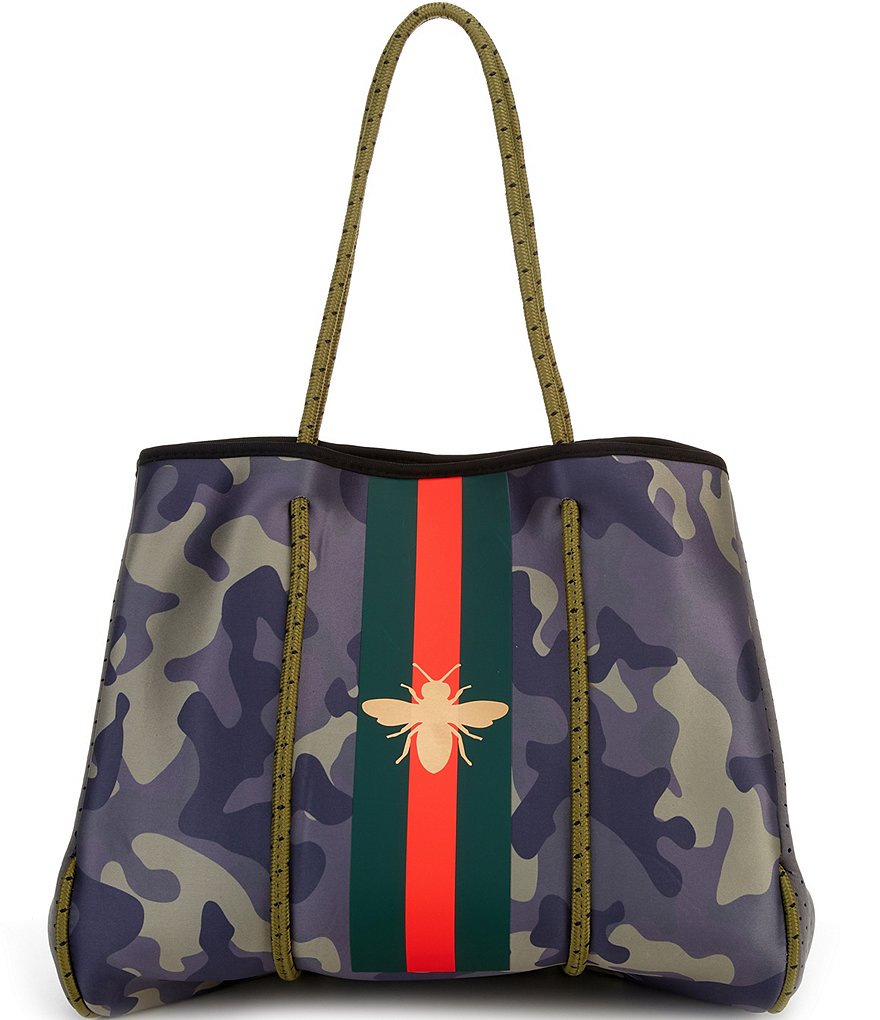Parker & Hyde Camo Bee Neoprene Tote Bag