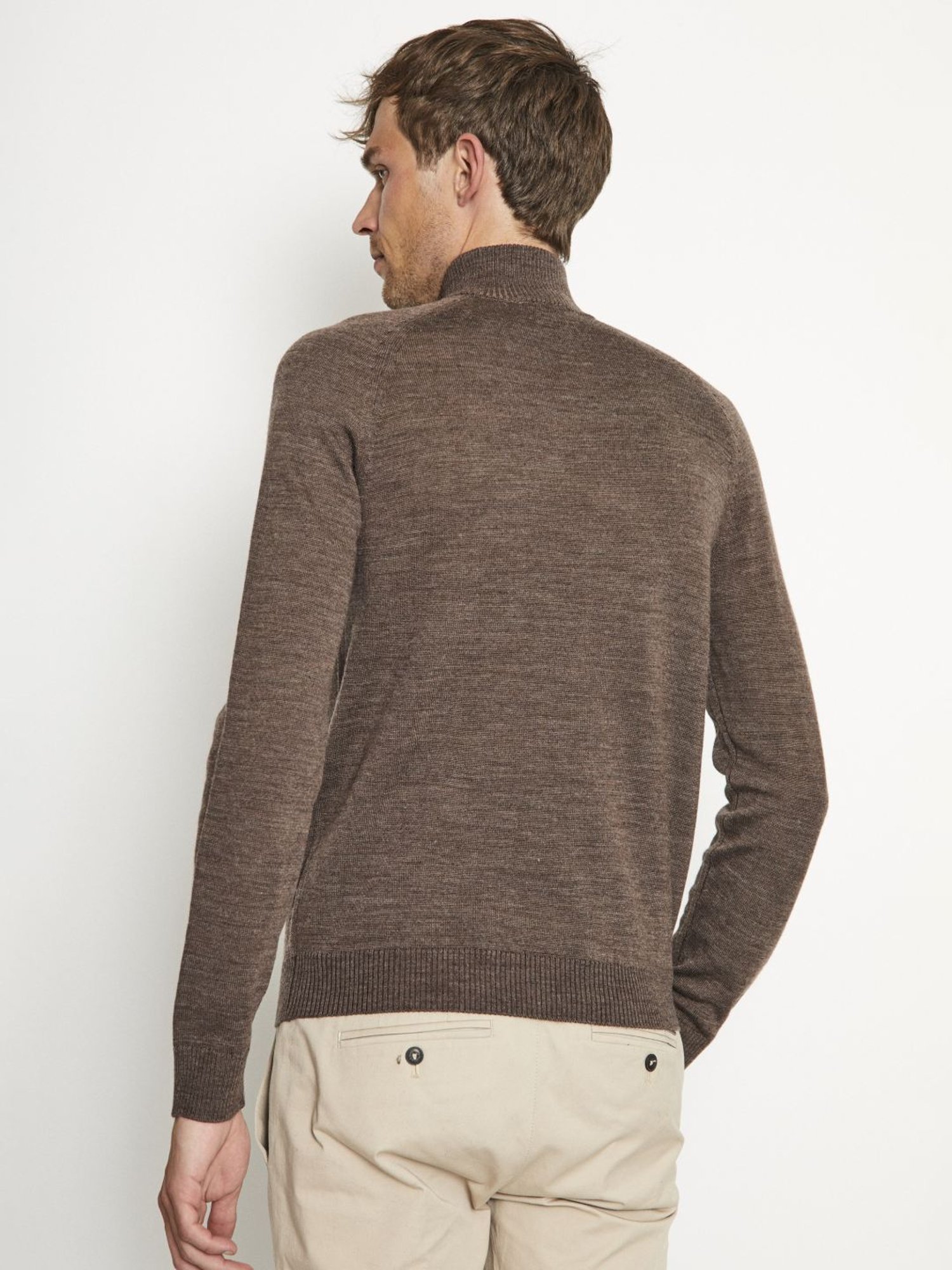 Bruun & Stengade Brown Regular Fit Sweater