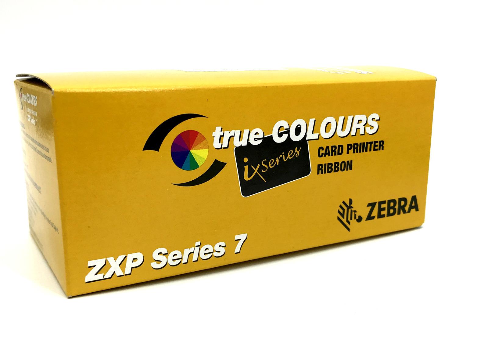 Zebra True Colours ZXP Series 7 Card Printer Ribbon 800077-742 YMCKO 750 Images