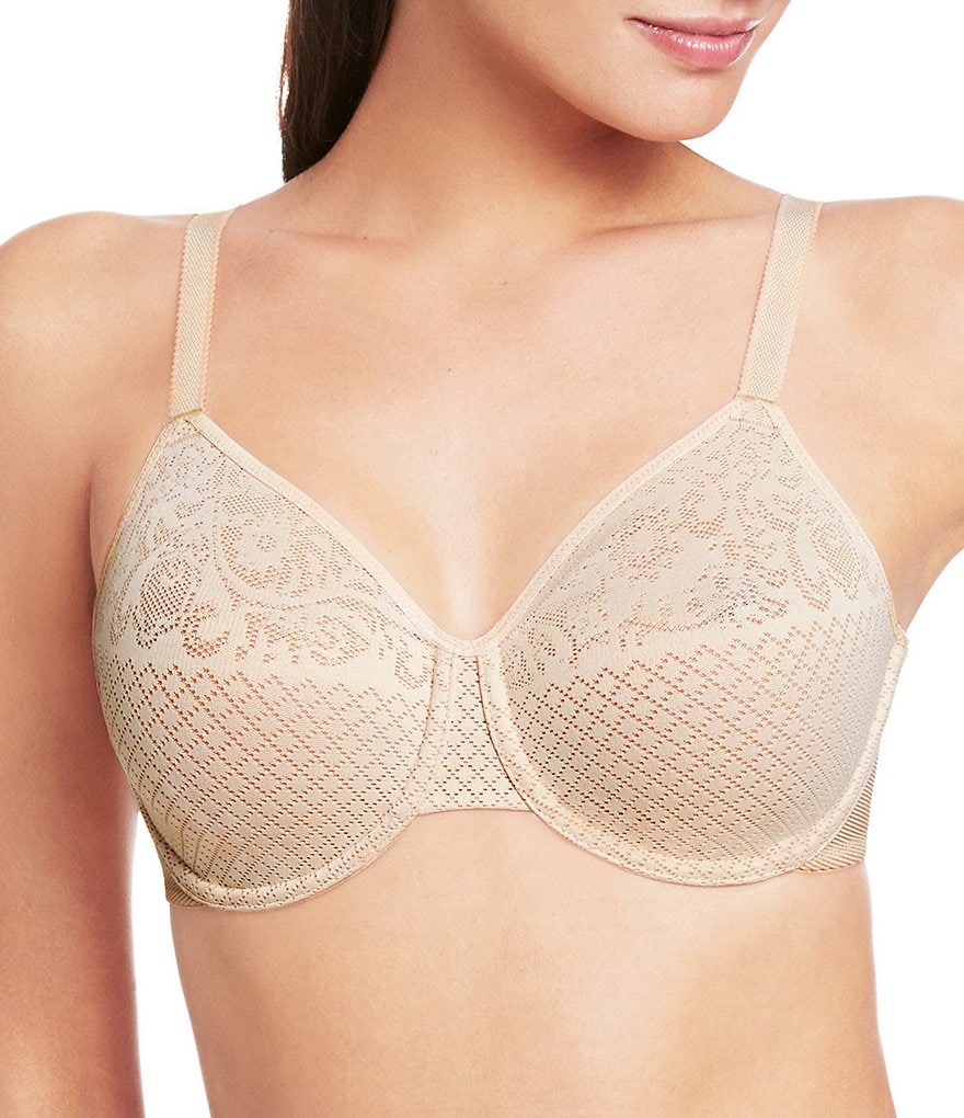 Wacoal Visual Effects Geometric Lace Minimizer Bra