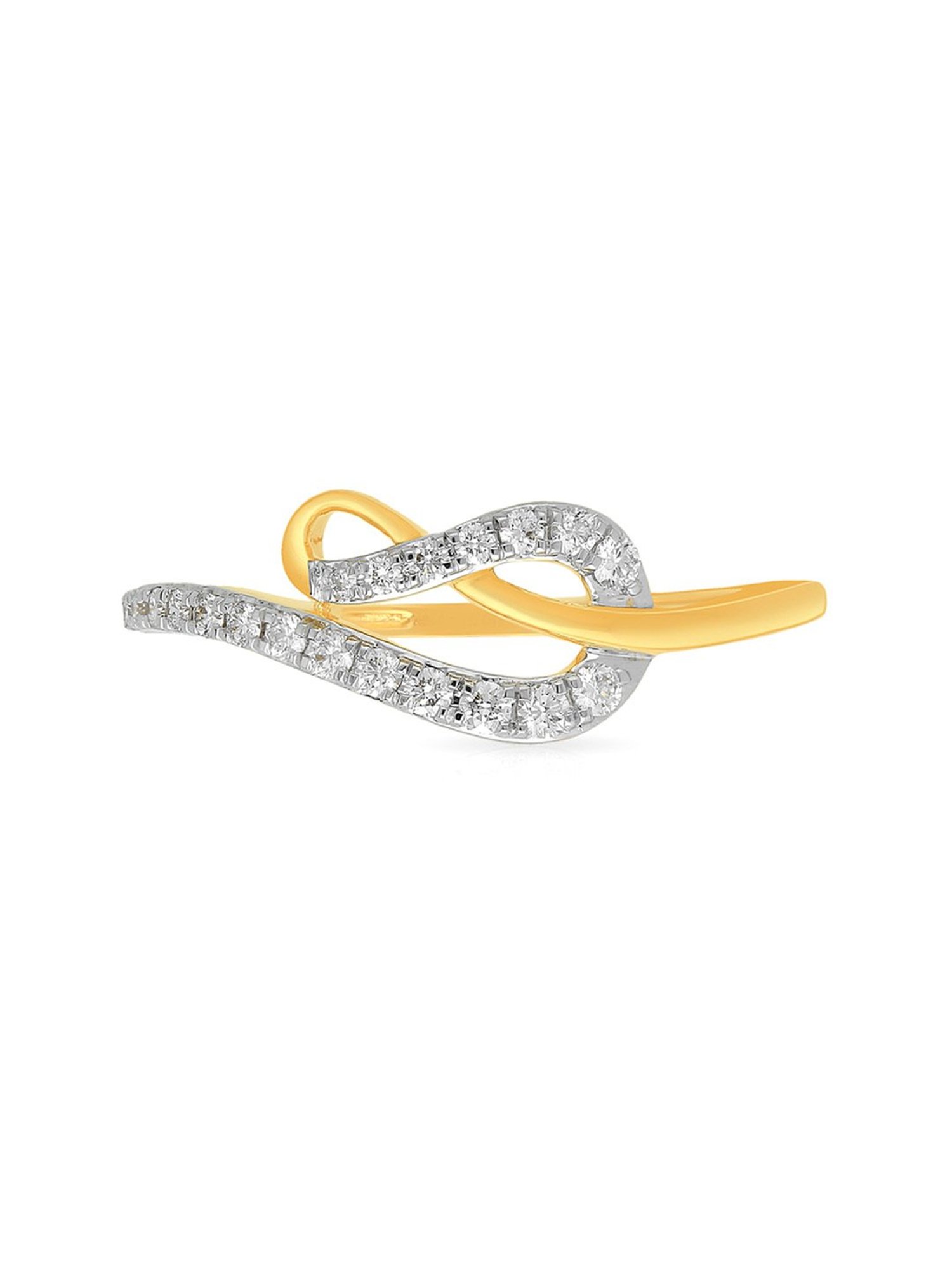 Malabar Gold and Diamonds 18k Rose Diamond Ring for Women