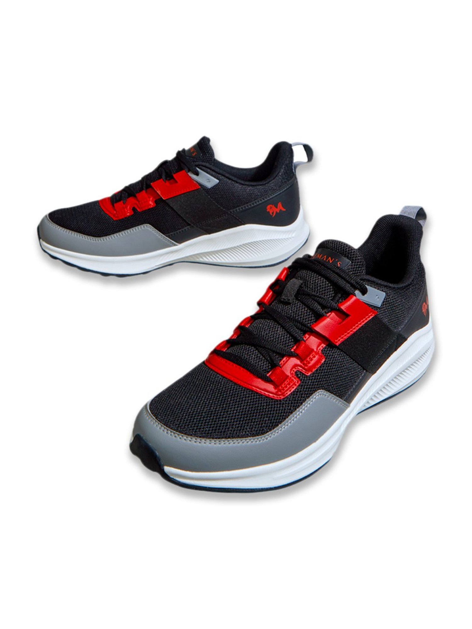 Neemans Men's The Exuberants Black Running Shoes