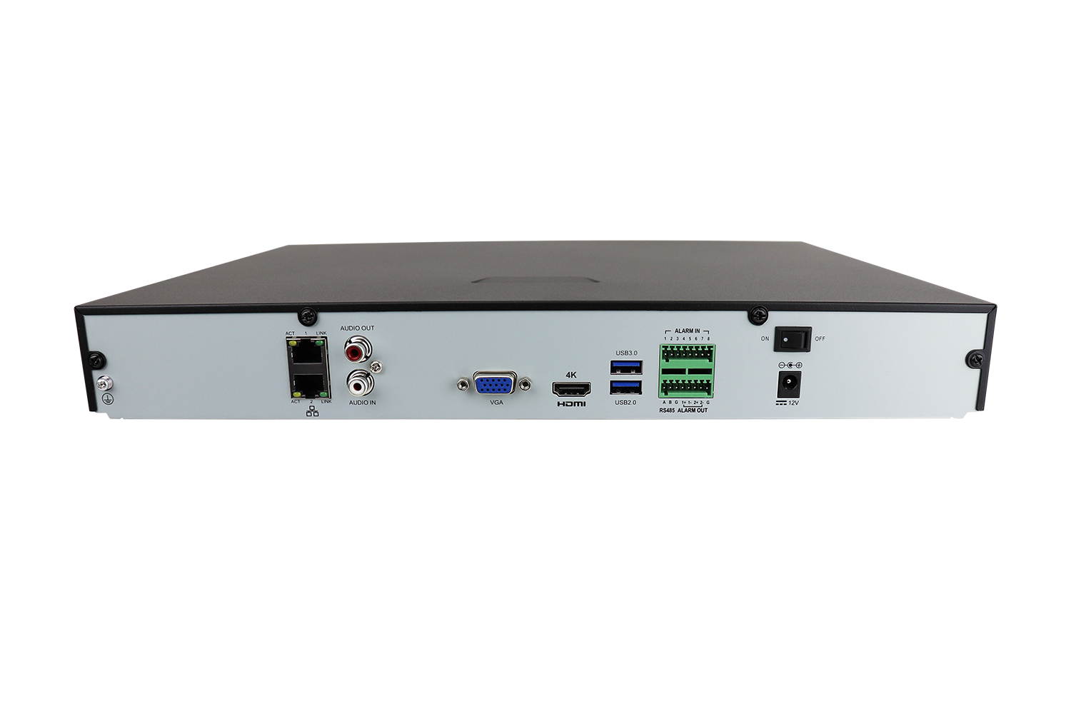 GW4208E (2TB) GW 8 Channel 4K Smart NVR H.264/H.265 Surveillance Recorder, Compatible All ONVIF IP Camera Up to 4K Cameras, 20TB HDD Capacity, Smart Time Bar Search, Motion Recording Smartphone P2P