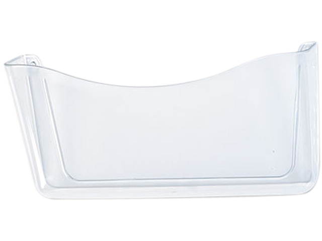 Rubbermaid 65972ROS Unbreakable Single Pocket Wall File, Letter, Clear